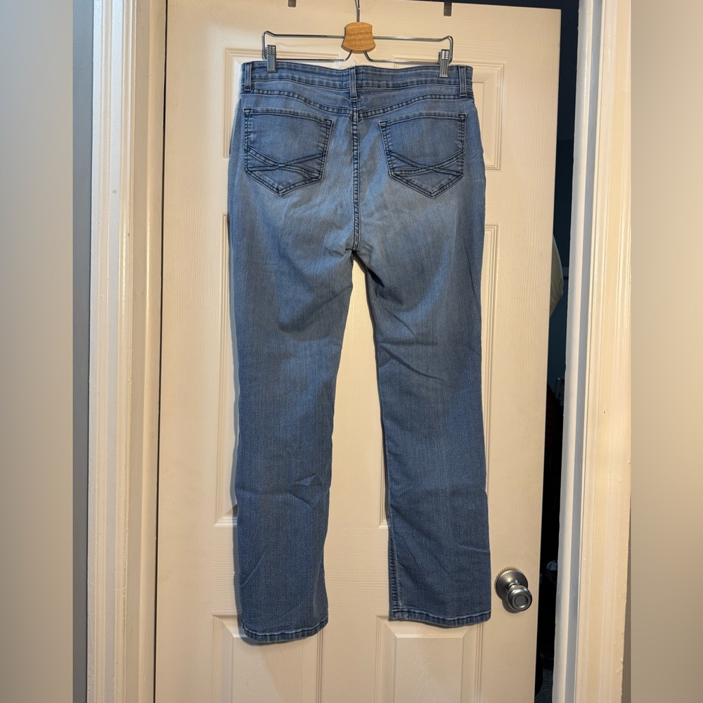 NYDJ Marilyn Straight Leg Blue Jeans - Picture 3 of 3